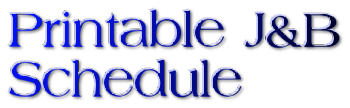 Printable schedule logo