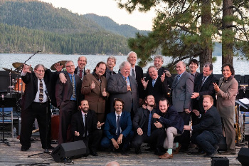 Photograph of Reno Jazz
  Orchestra at Lake Tahoe